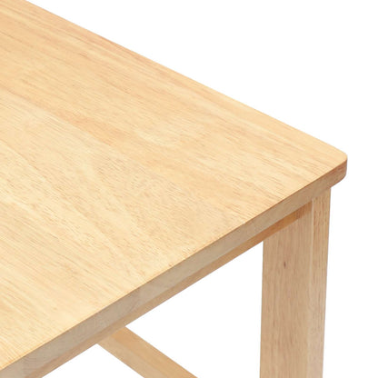 Eettafelstoelen 2 pcs Naturel 40 x 47,5 x 99,5 cm