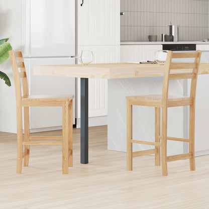 Eettafelstoelen 2 pcs Naturel 40 x 47,5 x 99,5 cm