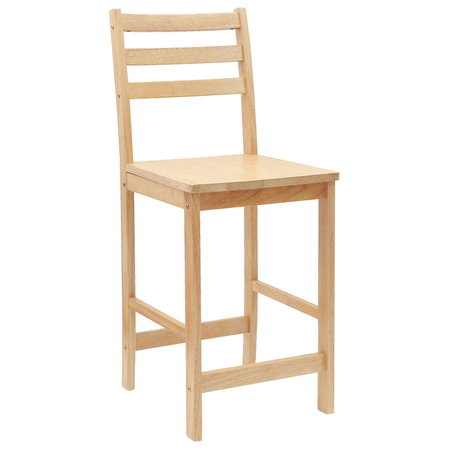 Eettafelstoelen 2 pcs Naturel 40 x 47,5 x 99,5 cm