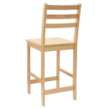 Eettafelstoelen 2 pcs Naturel 40 x 47,5 x 99,5 cm