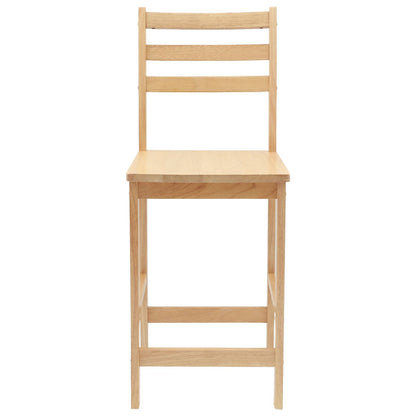 Eettafelstoelen 2 pcs Naturel 40 x 47,5 x 99,5 cm