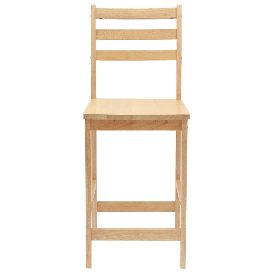 Eettafelstoelen 2 pcs Naturel 40 x 47,5 x 99,5 cm