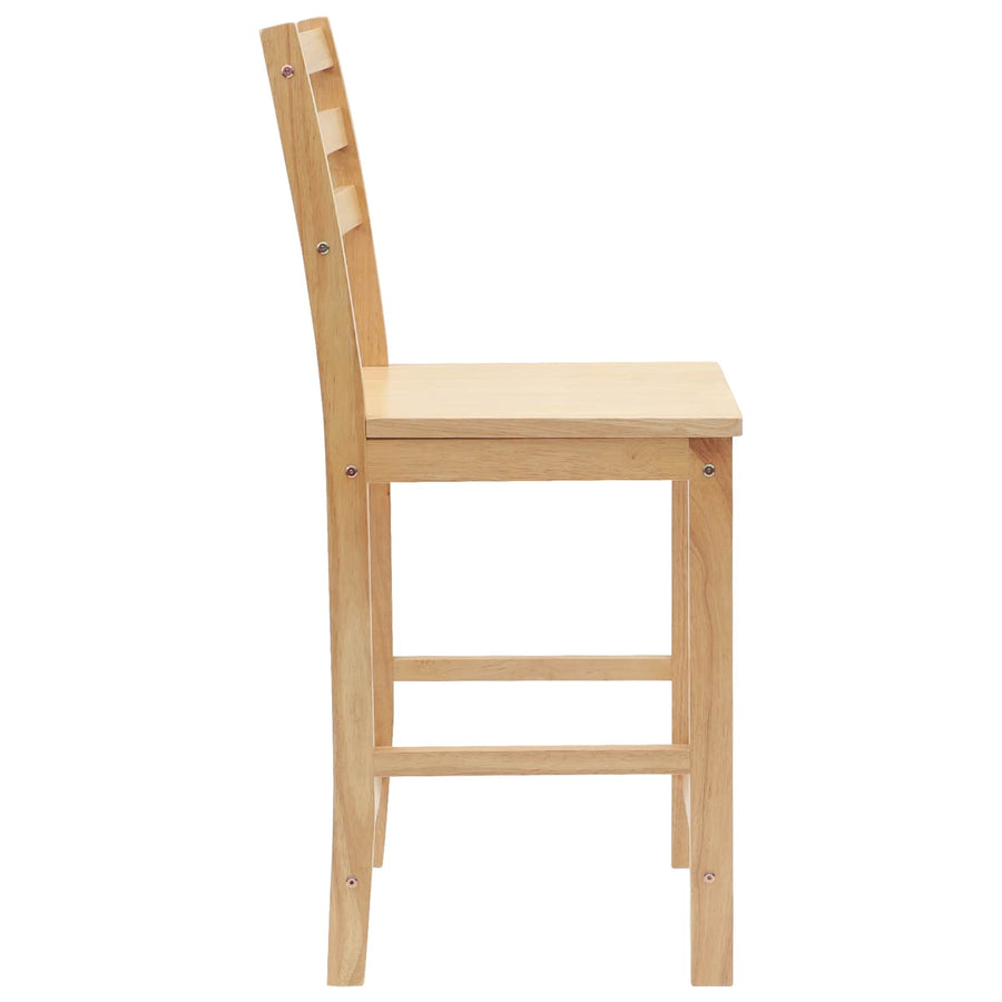 Eettafelstoelen 2 pcs Naturel 40 x 47,5 x 99,5 cm