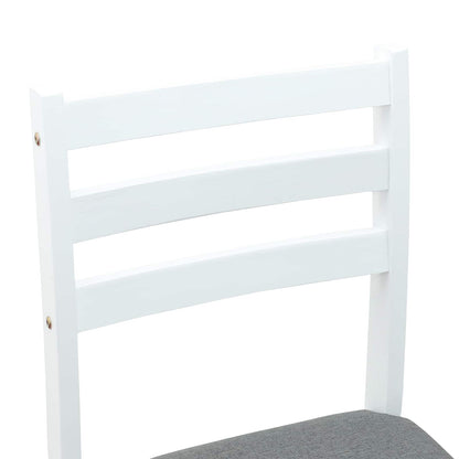Eettafelstoelen 2 pcs Wit 40 x 47,5 x 99,5 cm