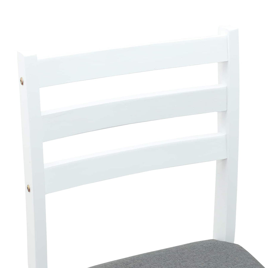 Eettafelstoelen 2 pcs Wit 40 x 47,5 x 99,5 cm