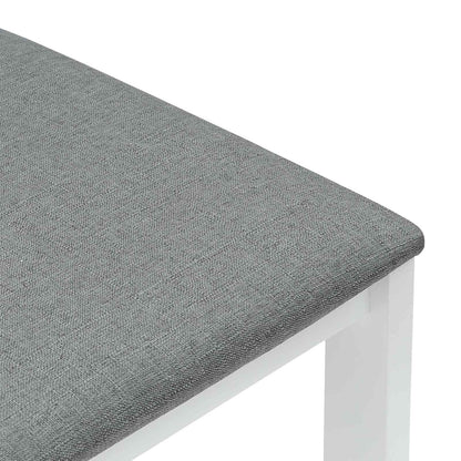 Eettafelstoelen 2 pcs Wit 40 x 47,5 x 99,5 cm