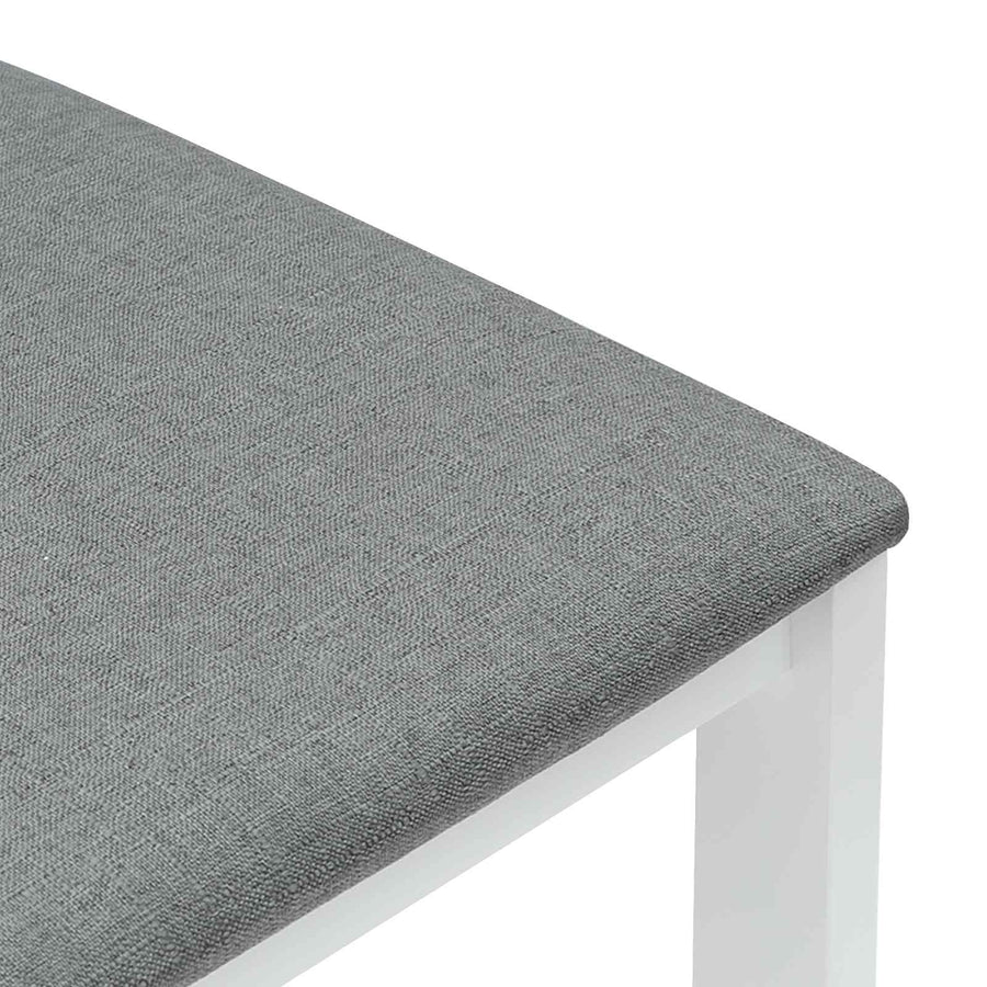 Eettafelstoelen 2 pcs Wit 40 x 47,5 x 99,5 cm