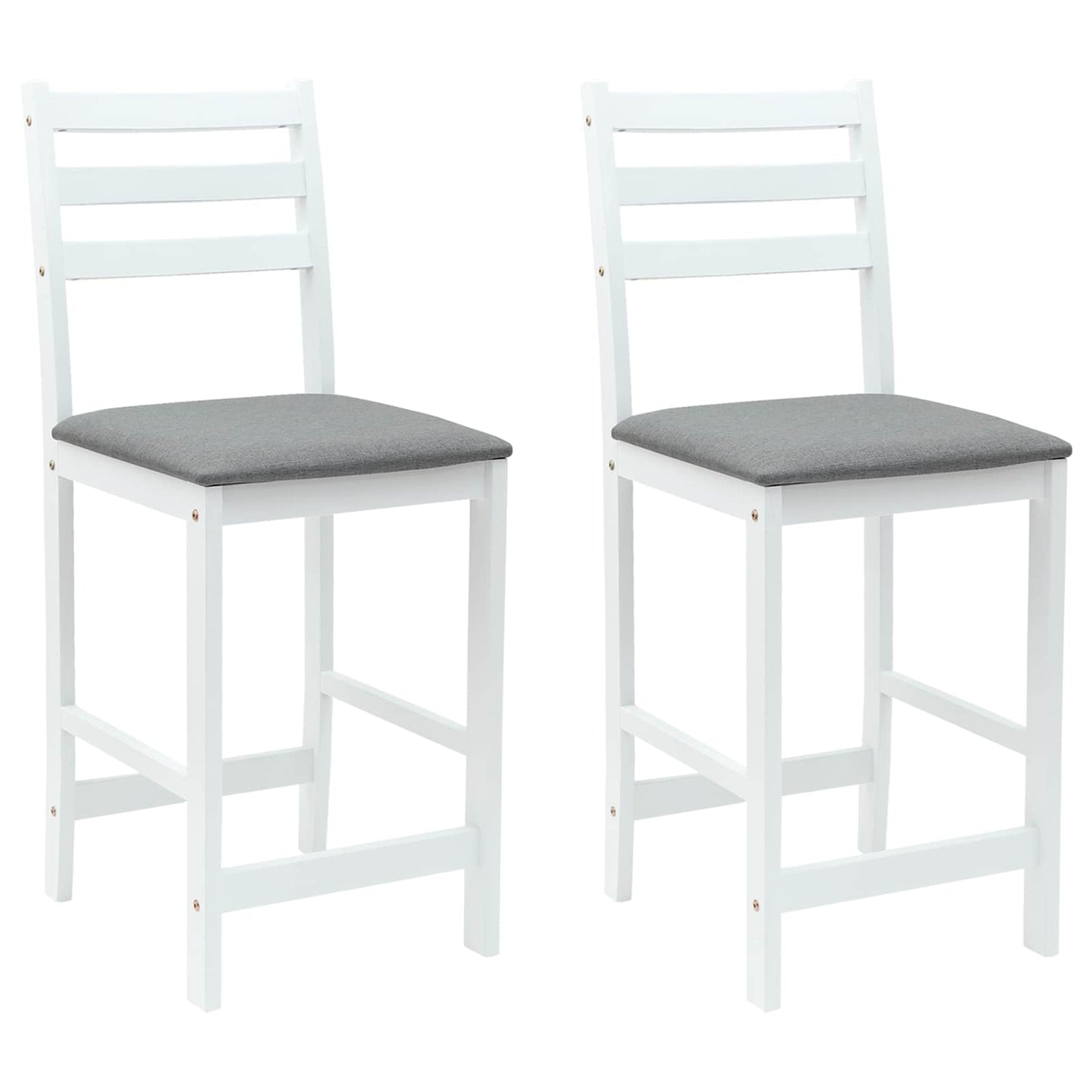 Eettafelstoelen 2 pcs Wit 40 x 47,5 x 99,5 cm