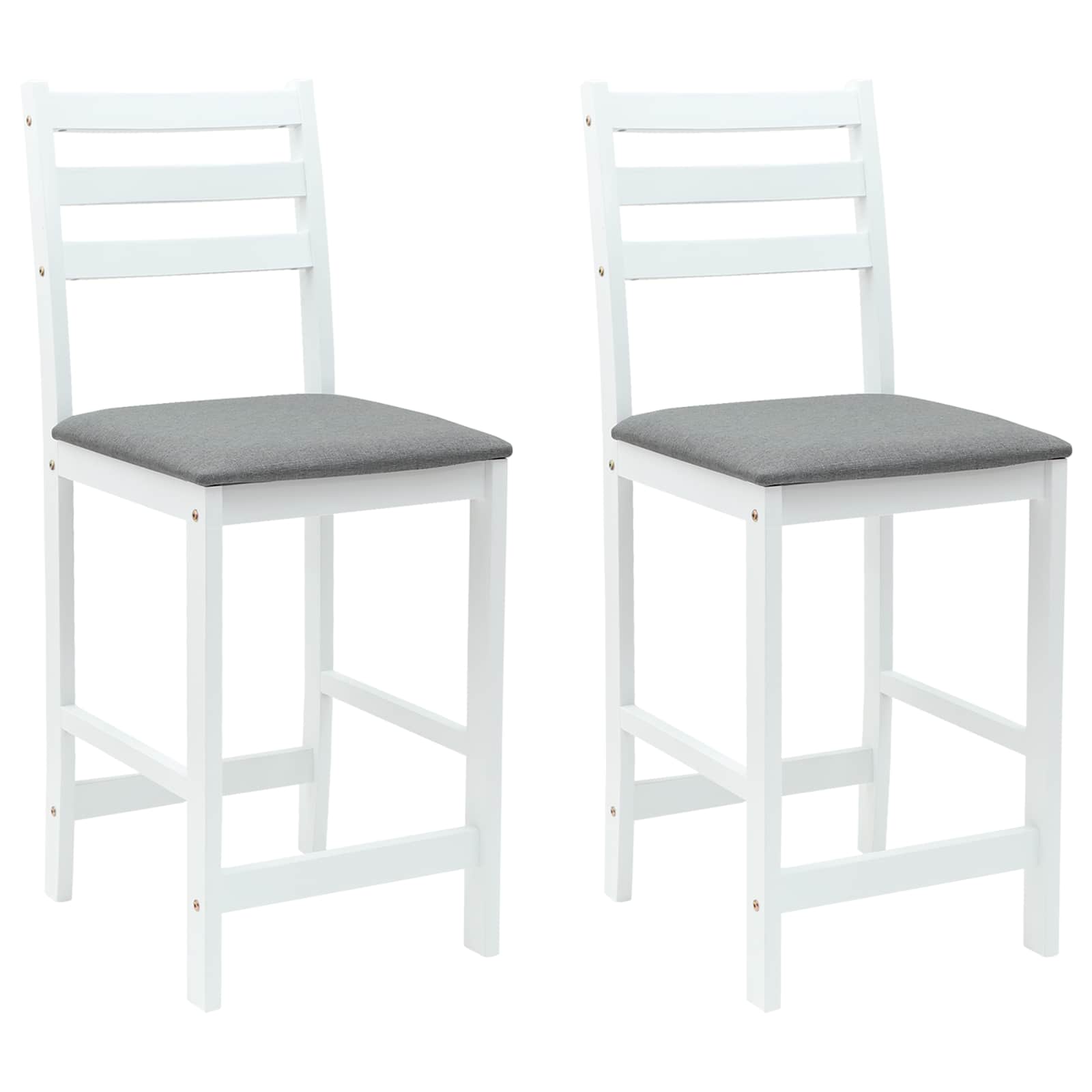 Eettafelstoelen 2 pcs Wit 40 x 47,5 x 99,5 cm