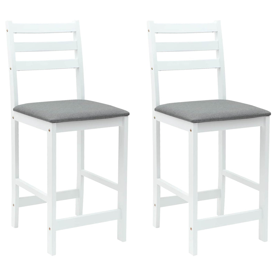 Eettafelstoelen 2 pcs Wit 40 x 47,5 x 99,5 cm
