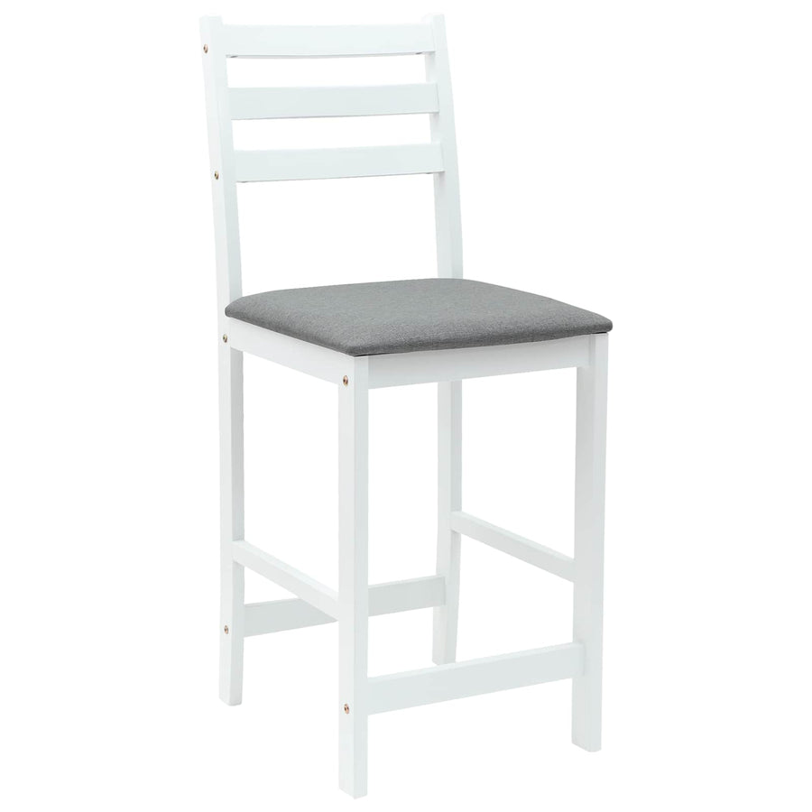 Eettafelstoelen 2 pcs Wit 40 x 47,5 x 99,5 cm