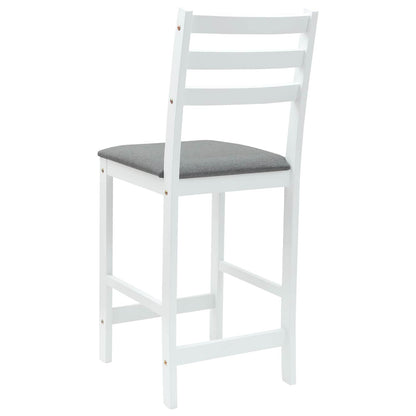 Eettafelstoelen 2 pcs Wit 40 x 47,5 x 99,5 cm