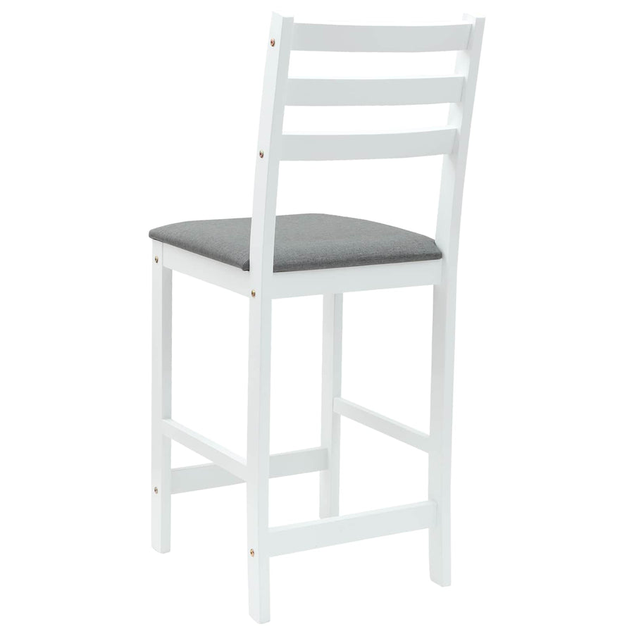 Eettafelstoelen 2 pcs Wit 40 x 47,5 x 99,5 cm