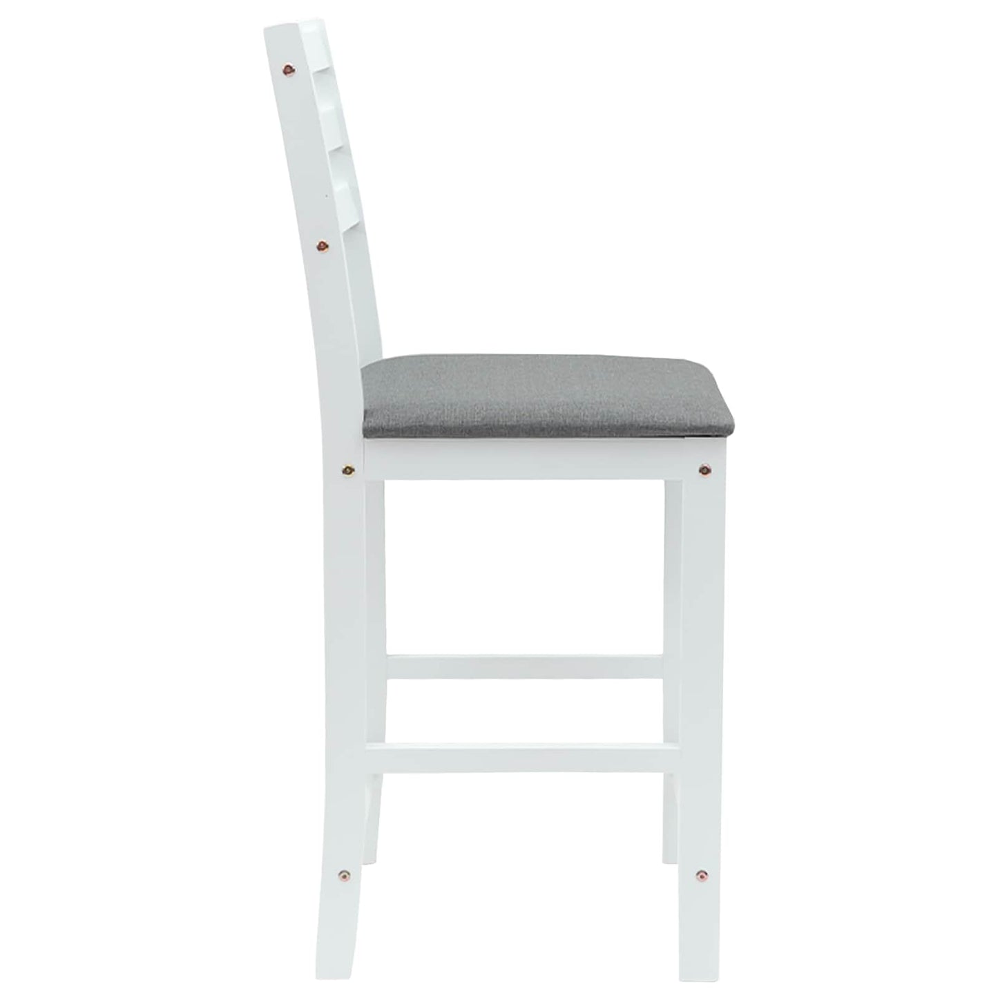 Eettafelstoelen 2 pcs Wit 40 x 47,5 x 99,5 cm