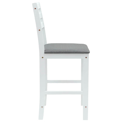 Eettafelstoelen 2 pcs Wit 40 x 47,5 x 99,5 cm