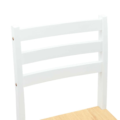 Eettafelstoelen 2 pcs Wit 40 x 47,5 x 99,5 cm