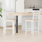 Dining Chairs 2 pcs White 40 x 47.5 x 99.5 cm