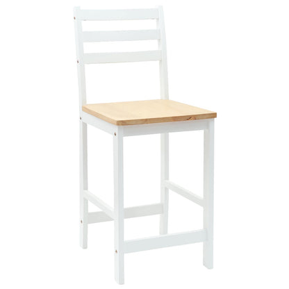 Eettafelstoelen 2 pcs Wit 40 x 47,5 x 99,5 cm