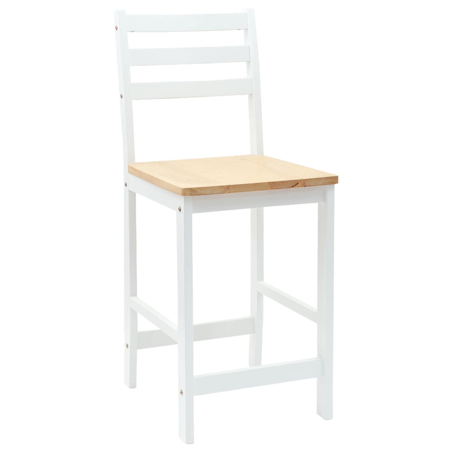 Eettafelstoelen 2 pcs Wit 40 x 47,5 x 99,5 cm