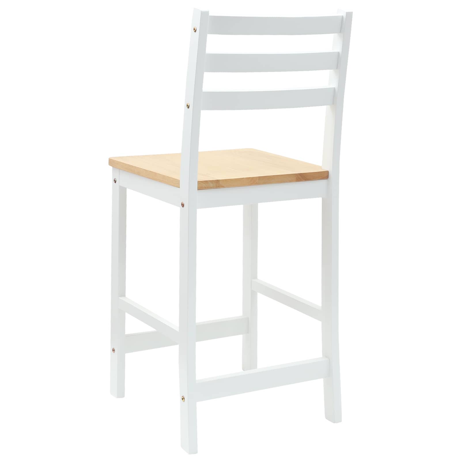 Eettafelstoelen 2 pcs Wit 40 x 47,5 x 99,5 cm