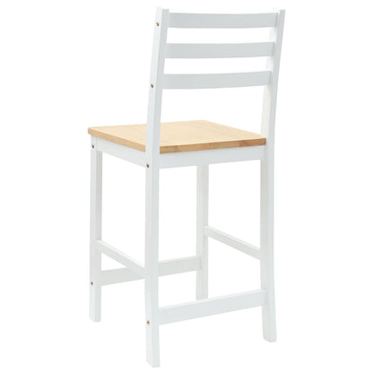 Eettafelstoelen 2 pcs Wit 40 x 47,5 x 99,5 cm
