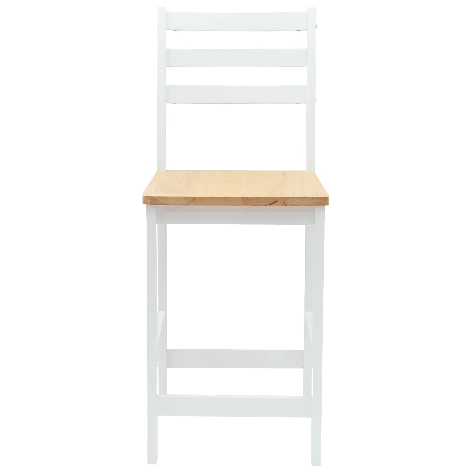 Eettafelstoelen 2 pcs Wit 40 x 47,5 x 99,5 cm