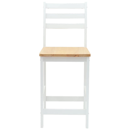 Eettafelstoelen 2 pcs Wit 40 x 47,5 x 99,5 cm