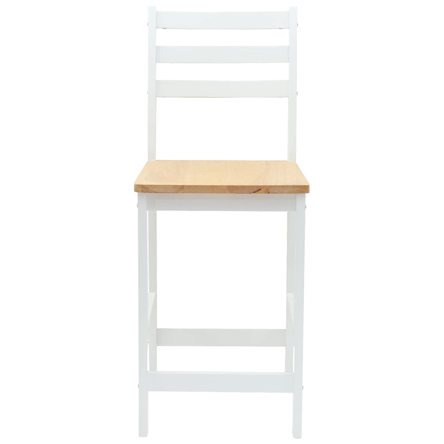 Eettafelstoelen 2 pcs Wit 40 x 47,5 x 99,5 cm