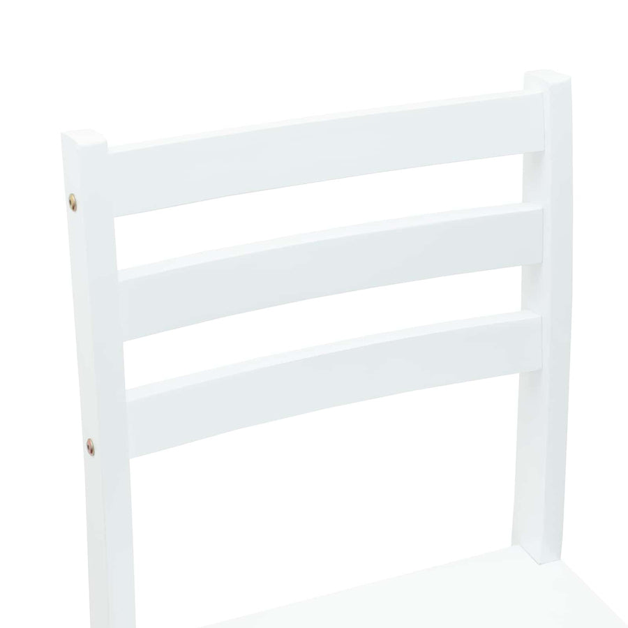 Eettafelstoelen 2 pcs Wit 40 x 47,5 x 99,5 cm