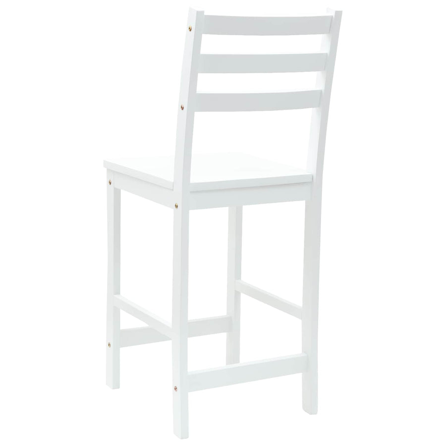 Eettafelstoelen 2 pcs Wit 40 x 47,5 x 99,5 cm