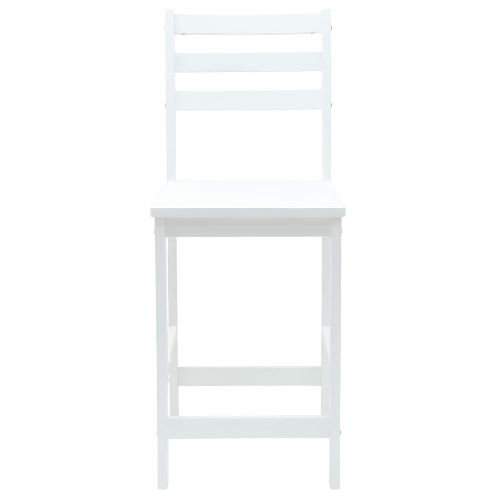 Eettafelstoelen 2 pcs Wit 40 x 47,5 x 99,5 cm