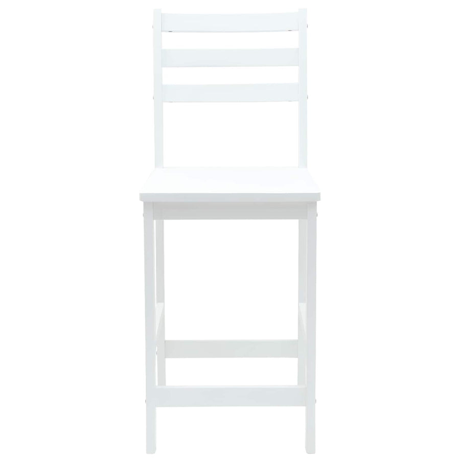 Eettafelstoelen 2 pcs Wit 40 x 47,5 x 99,5 cm
