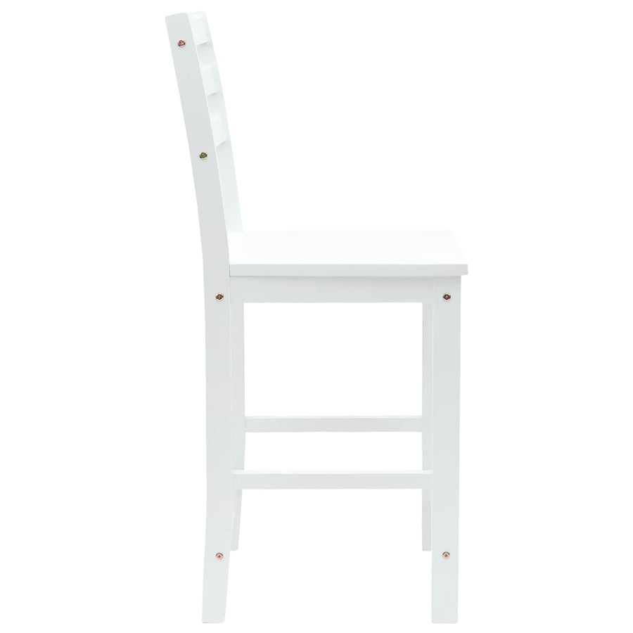 Eettafelstoelen 2 pcs Wit 40 x 47,5 x 99,5 cm