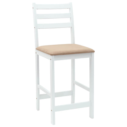 Eettafelstoelen 2 pcs Wit 40 x 47,5 x 99,5 cm