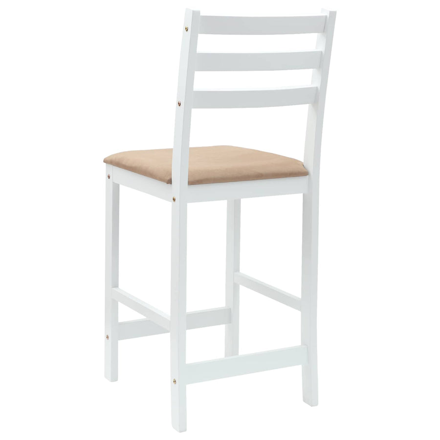 Eettafelstoelen 2 pcs Wit 40 x 47,5 x 99,5 cm