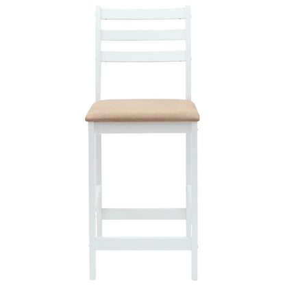 Eettafelstoelen 2 pcs Wit 40 x 47,5 x 99,5 cm