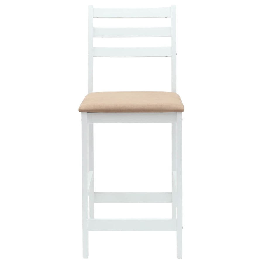 Eettafelstoelen 2 pcs Wit 40 x 47,5 x 99,5 cm