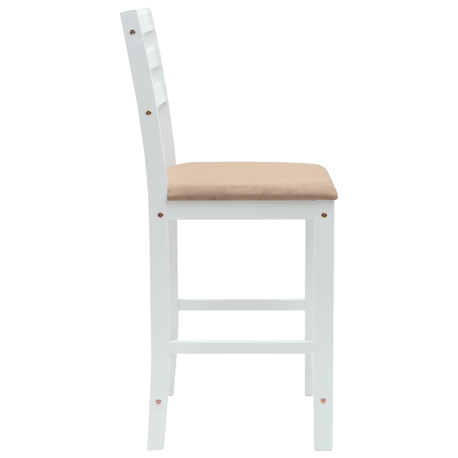 Eettafelstoelen 2 pcs Wit 40 x 47,5 x 99,5 cm
