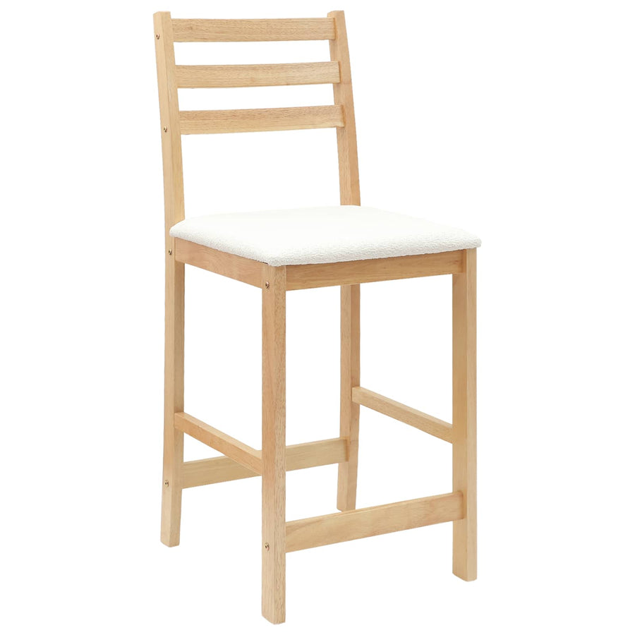 Eettafelstoelen 2 pcs Naturel 40 x 47,5 x 99,5 cm