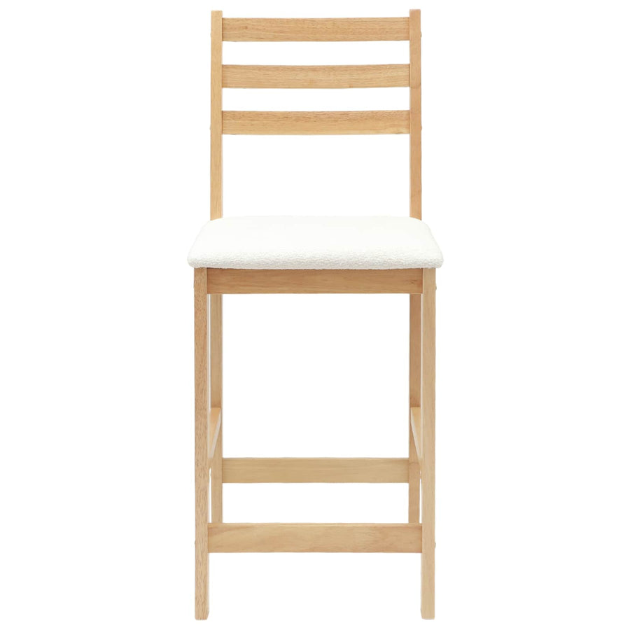 Eettafelstoelen 2 pcs Naturel 40 x 47,5 x 99,5 cm