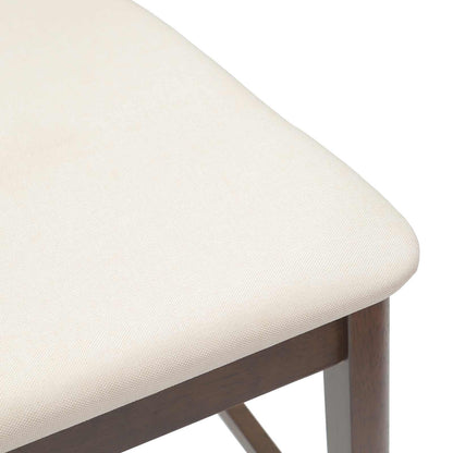 Eettafelstoelen 2 pcs Licht Bruin 48 x 49 x 95 cm