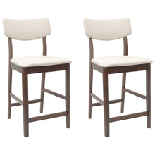 Eettafelstoelen 2 pcs Licht Bruin 48 x 49 x 95 cm