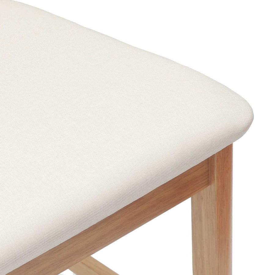 Eettafelstoelen 2 pcs Naturel 48 x 49 x 95 cm