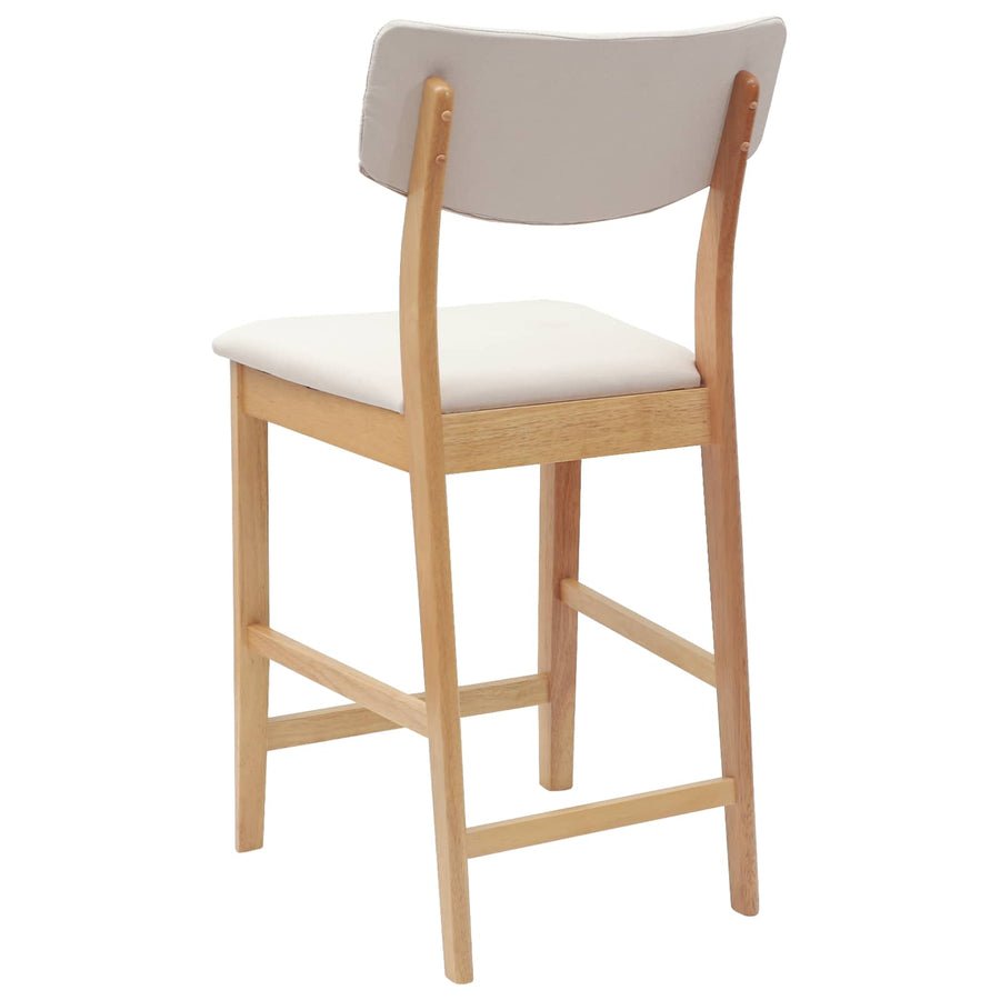 Eettafelstoelen 2 pcs Naturel 48 x 49 x 95 cm