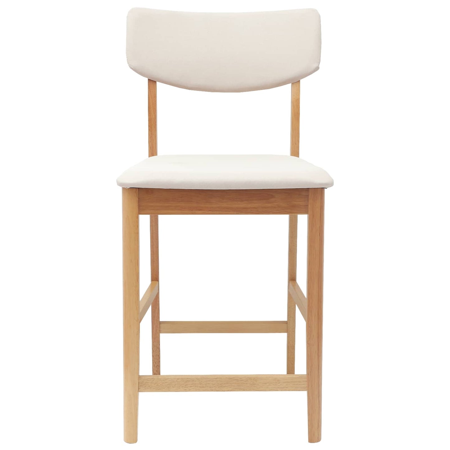 Eettafelstoelen 2 pcs Naturel 48 x 49 x 95 cm