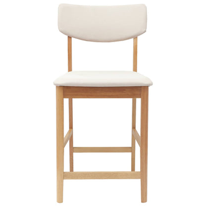 Eettafelstoelen 2 pcs Naturel 48 x 49 x 95 cm
