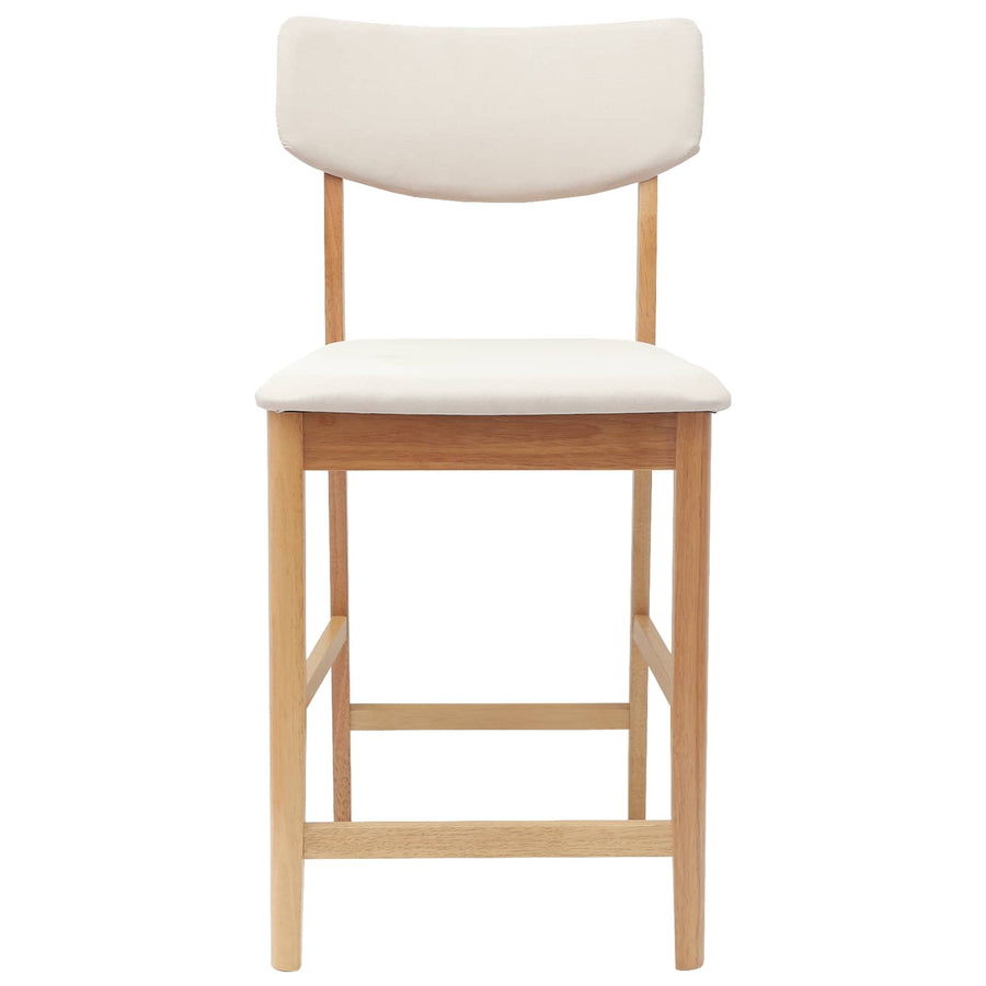 Eettafelstoelen 2 pcs Naturel 48 x 49 x 95 cm
