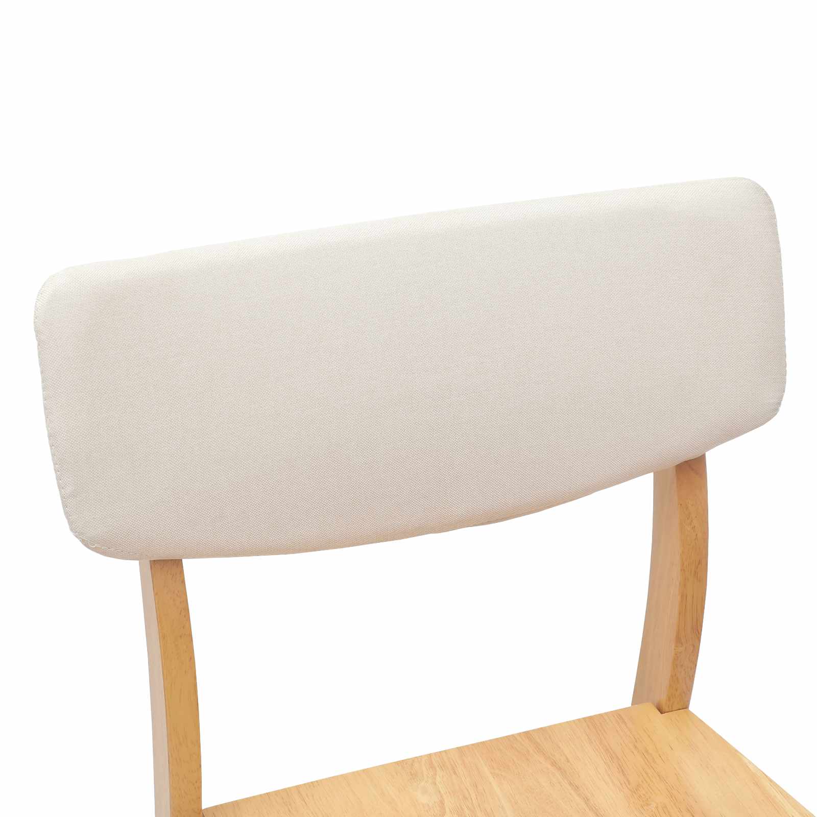 Eettafelstoelen 2 pcs Naturel 48 x 49 x 95 cm