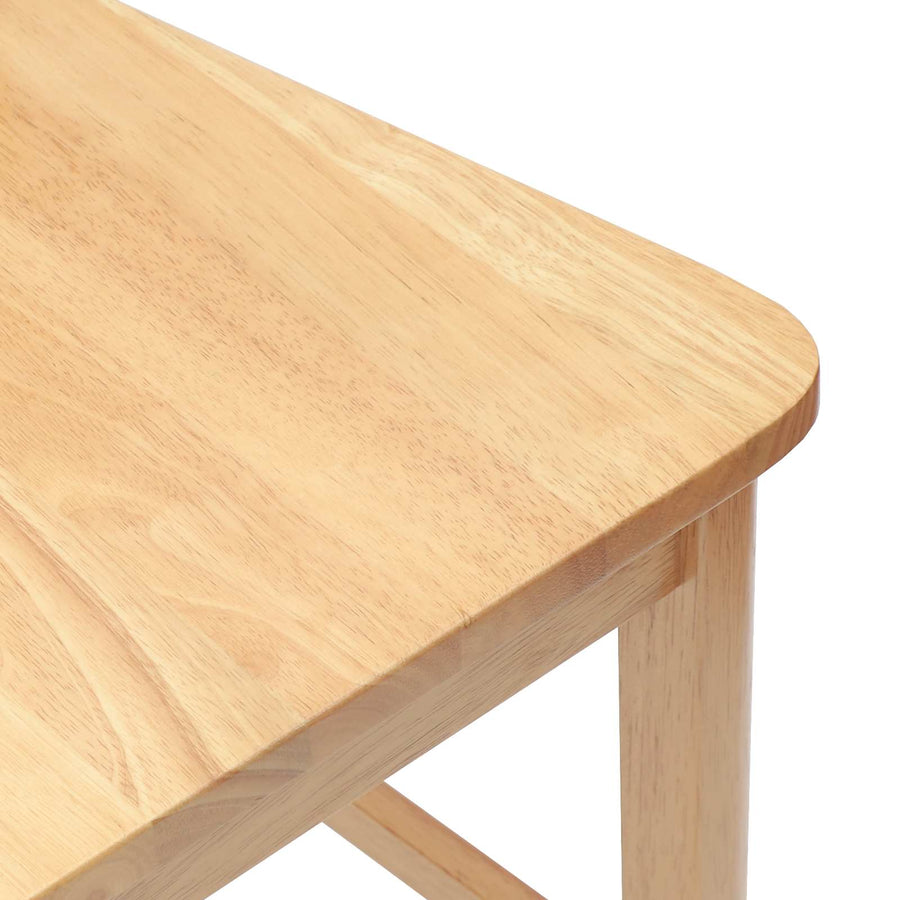 Eettafelstoelen 2 pcs Naturel 48 x 49 x 95 cm