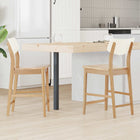 Dining Chairs 2 pcs Natural 48 x 49 x 95 cm